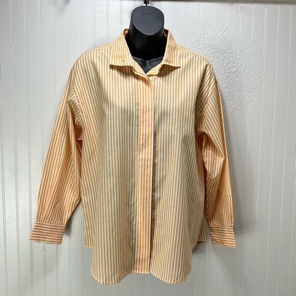 VINTAGE 80’s DIANE VON FURSTENBERG Button Down Shirt - Picture 1 of 4